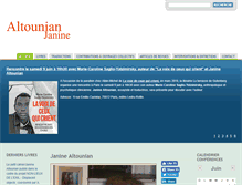 Tablet Screenshot of janinealtounian.com